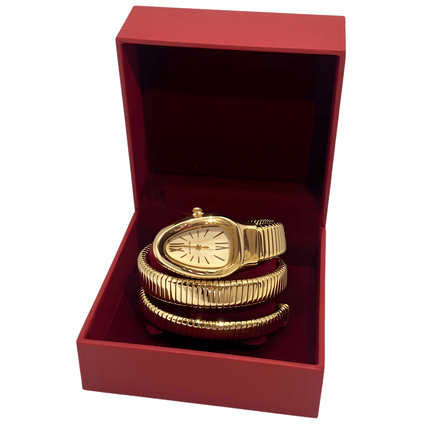 Montre Serpent Luxe Dorée