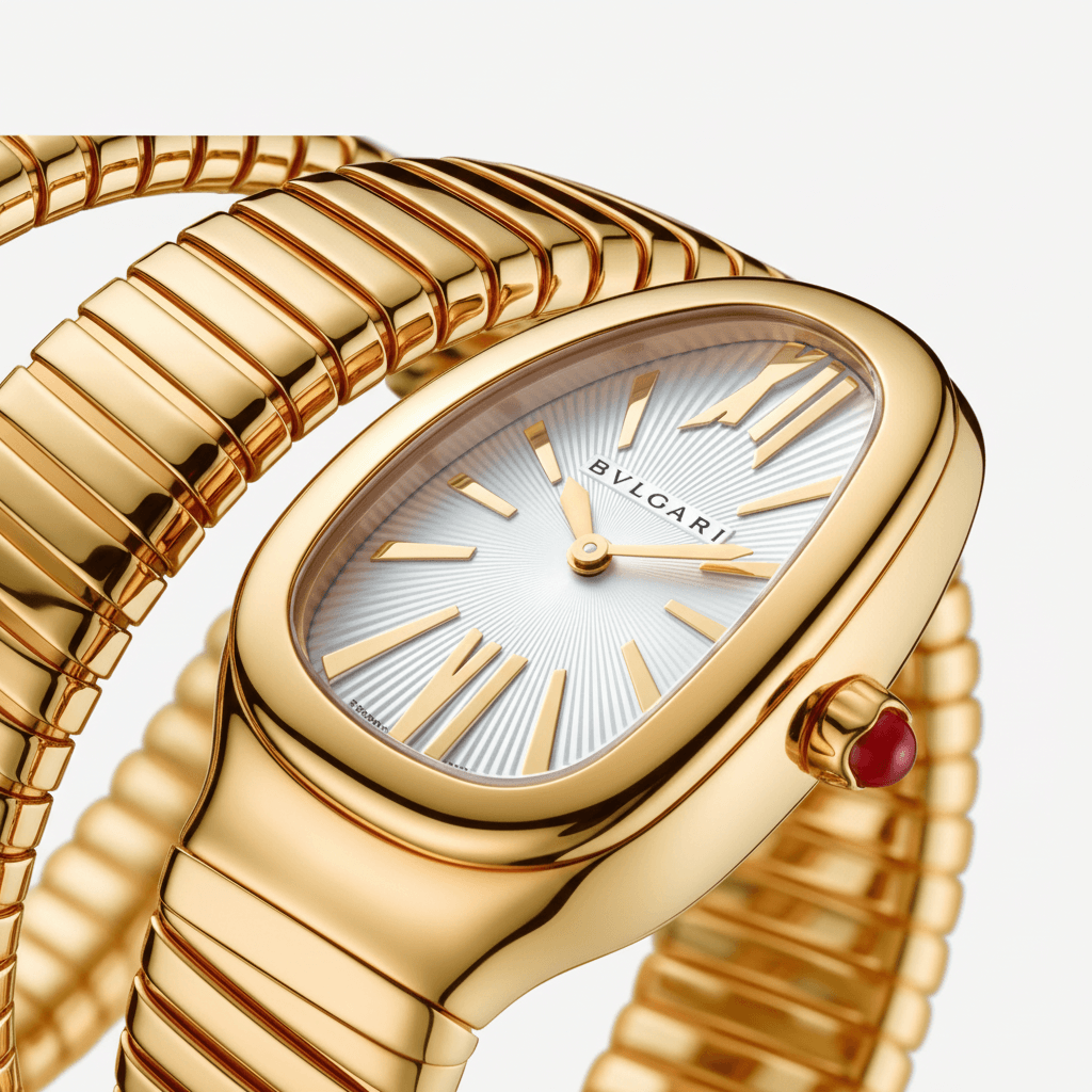 Montre Serpent Luxe Dorée
